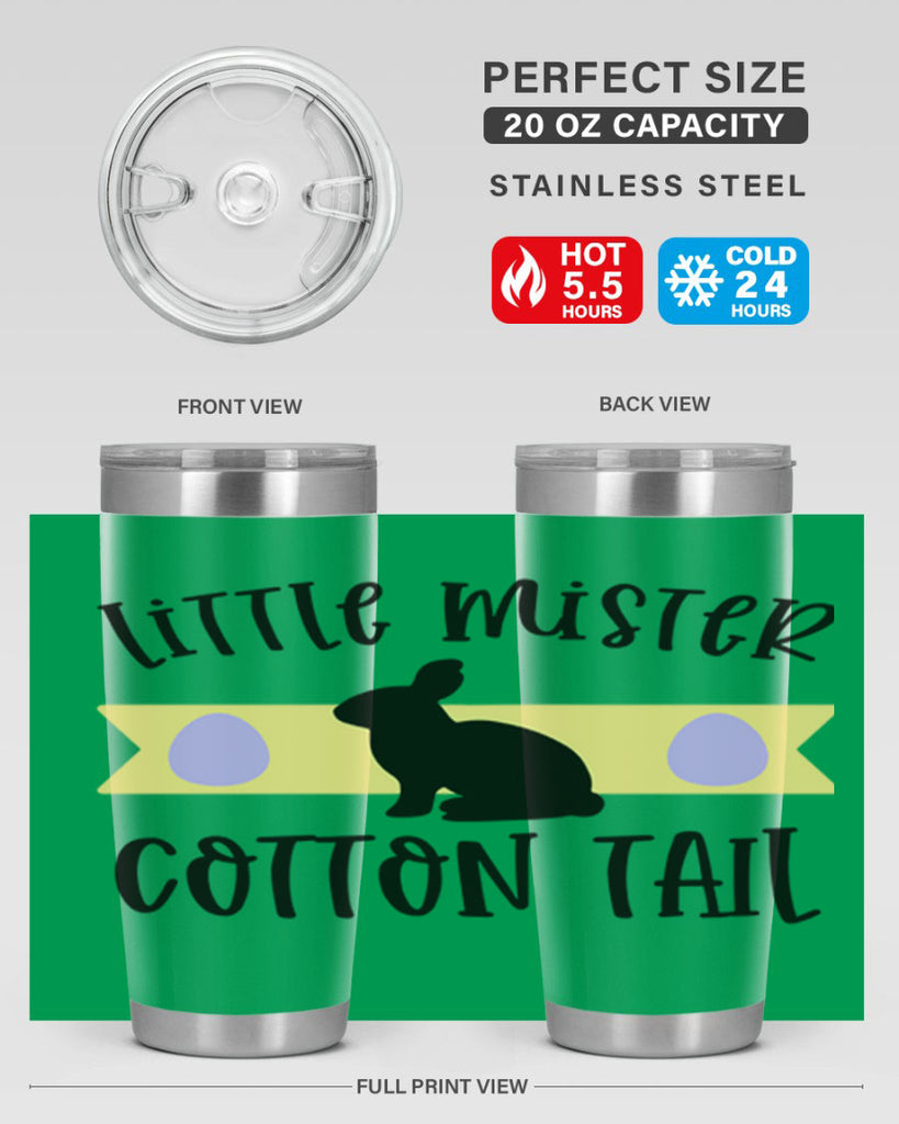 little mister cotton tail 16#- easter- Tumbler