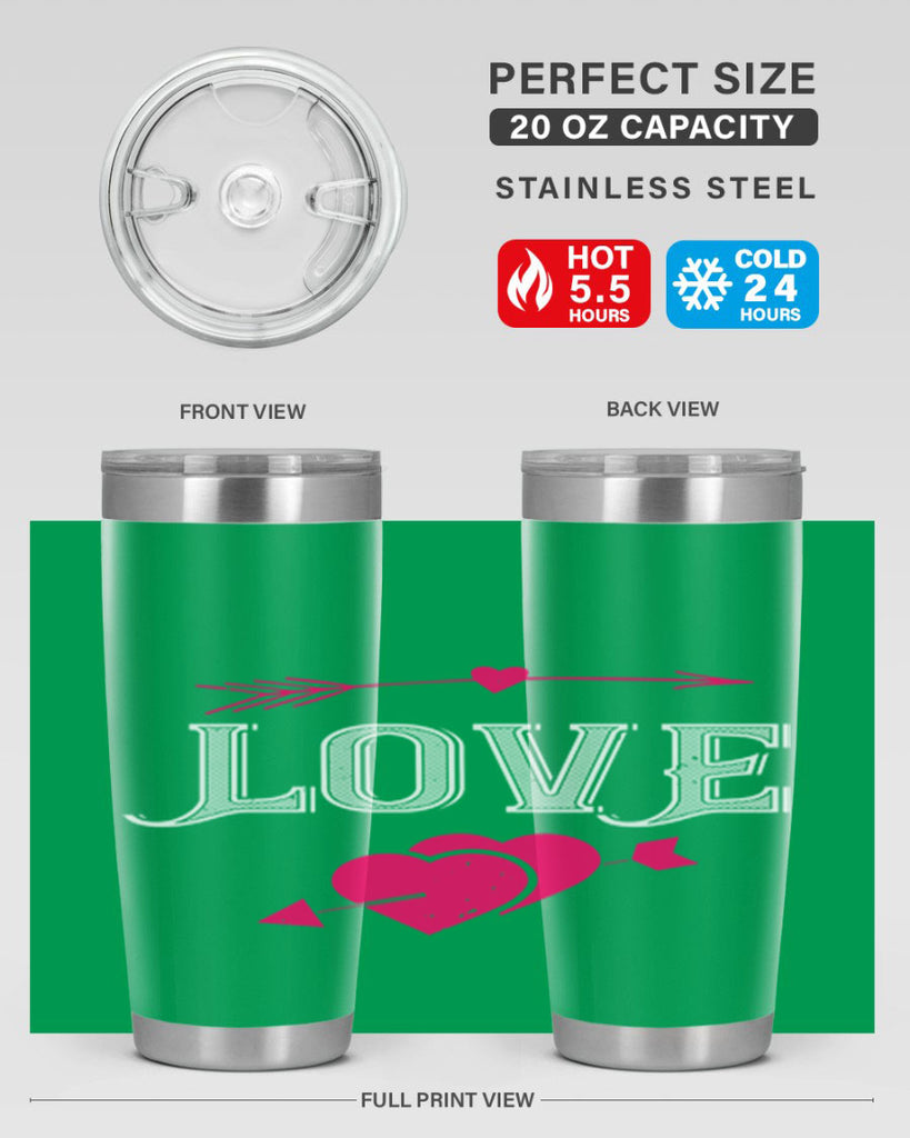 love 41#- valentines day- Tumbler