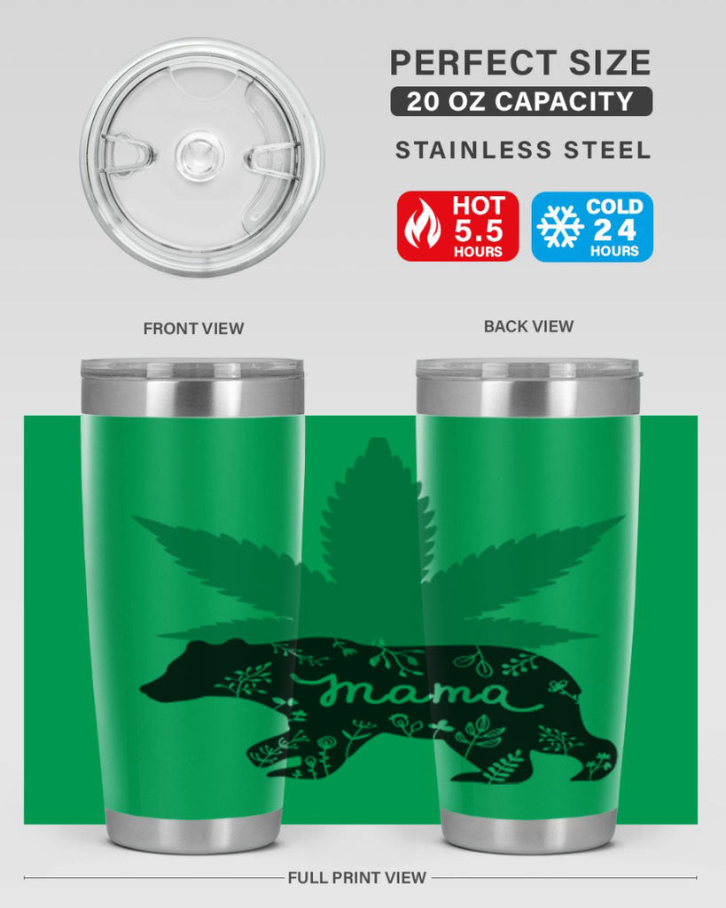 mama bear weed 196#- marijuana- Tumbler