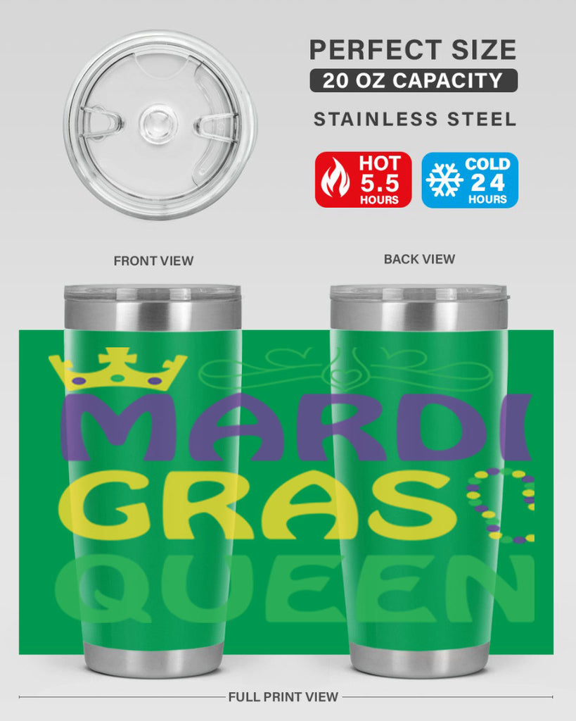 mardi gras queen 8#- mardi gras- Tumbler