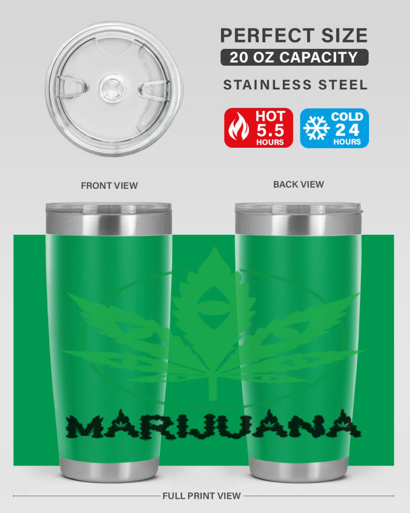 marijuana 198#- marijuana- Tumbler