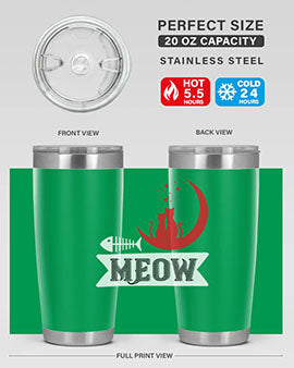 meow Style 70#- cat- Tumbler