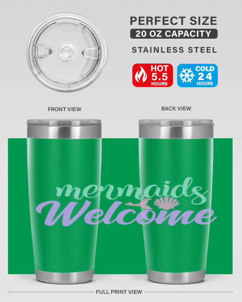 mermaids welcome 6#- mermaid- Tumbler