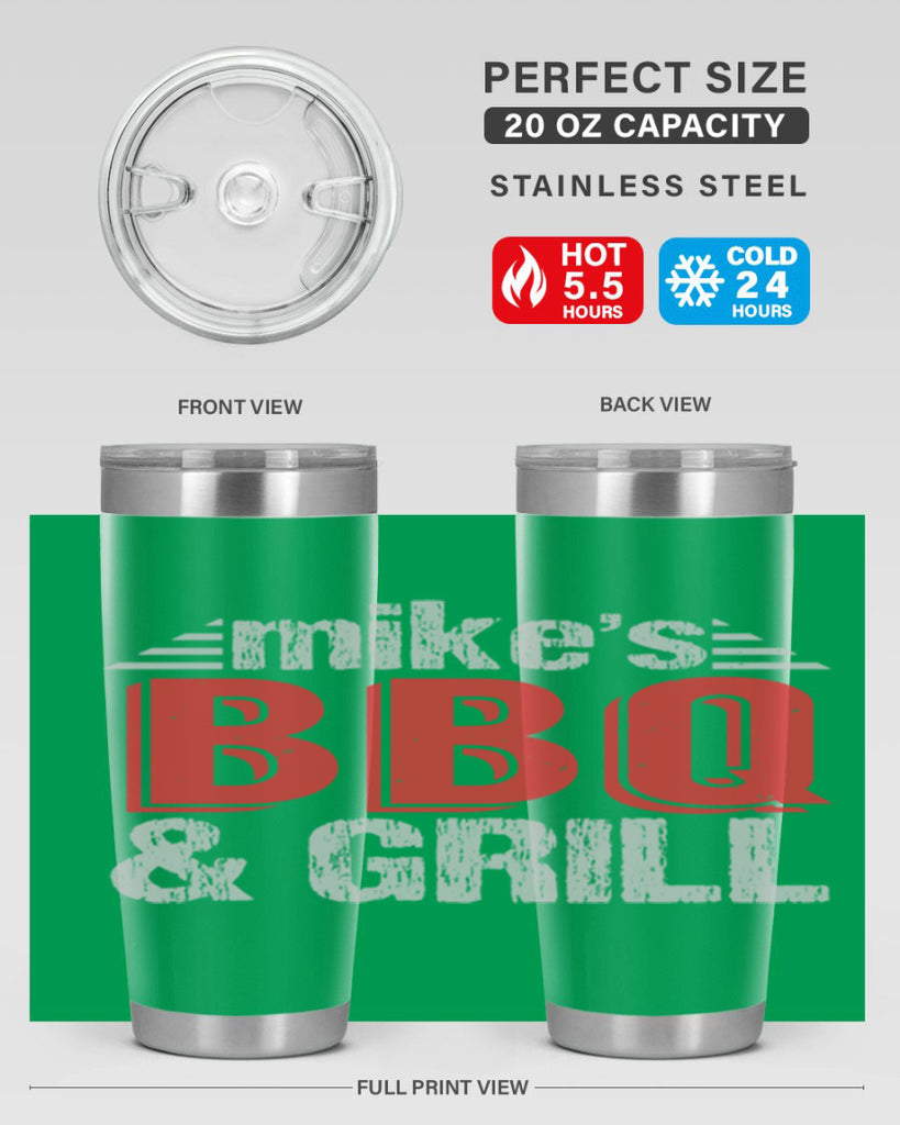 mikes bbq and grill 23#- bbq- Tumbler