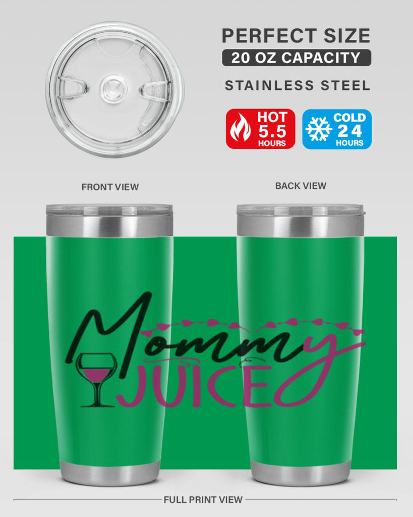 mommy juice 181#- wine- Tumbler