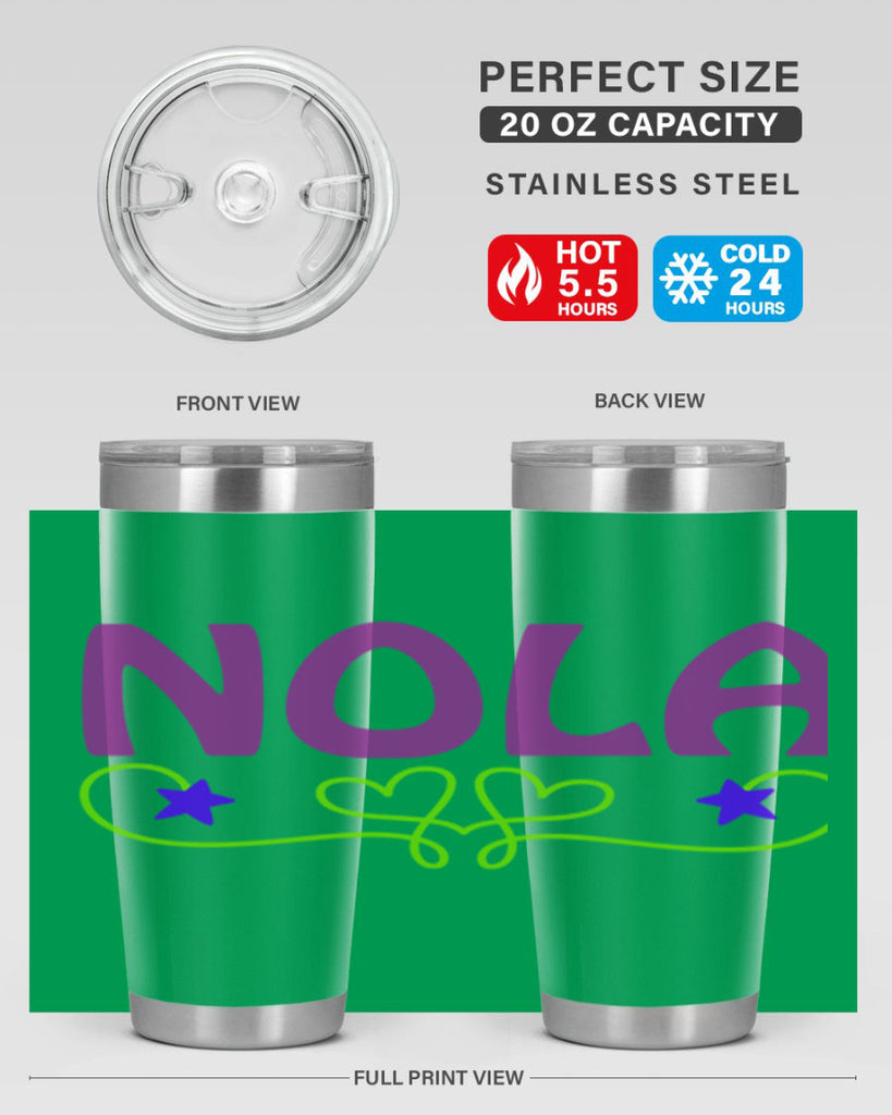 nola 5#- mardi gras- Tumbler