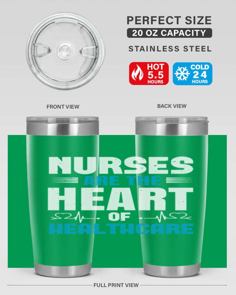 nurse are are heart healthcare Style 287#- nurse- tumbler