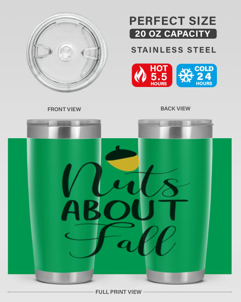 nuts about fall 445#- fall- Tumbler