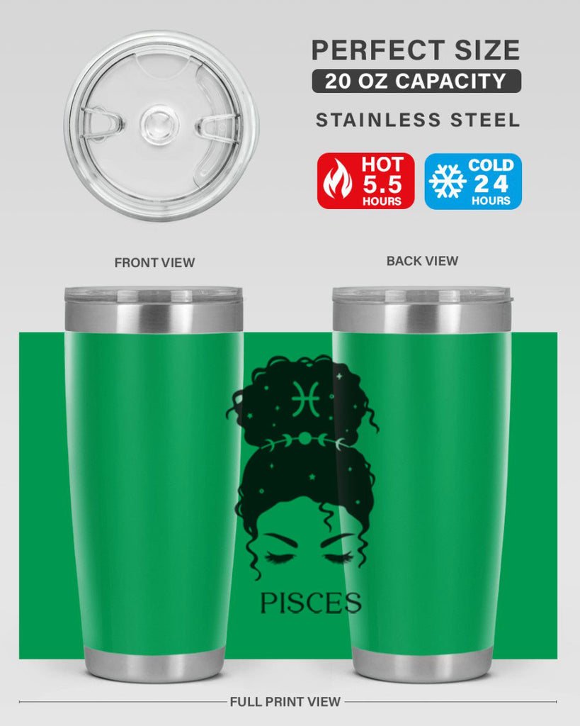 pisces 353#- zodiac- Tumbler