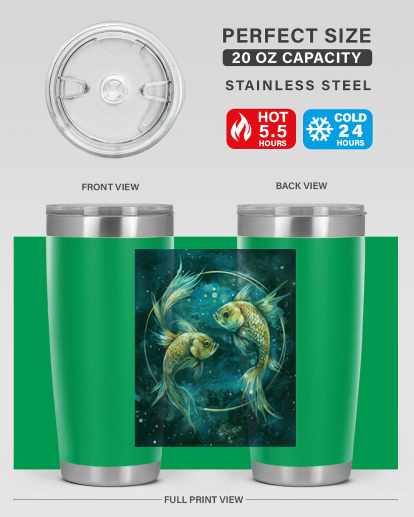 pisces 53#- zodiac- Tumbler