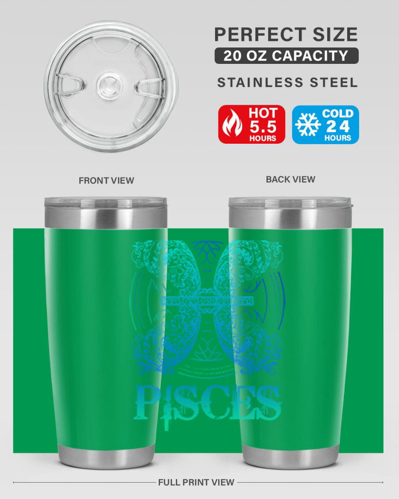 pisces Zodiac 381#- zodiac- Tumbler