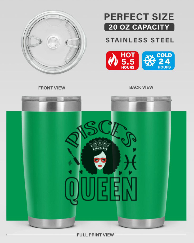 pisces queen 380#- zodiac- Tumbler