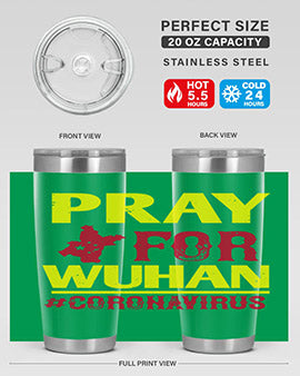 pray for wuhan coronavirus Style 27#- corona virus- Cotton Tank