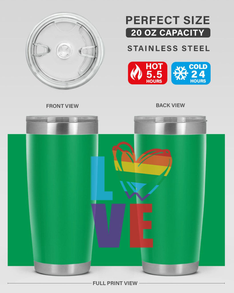 pride love heart 64#- lgbt- Tumbler