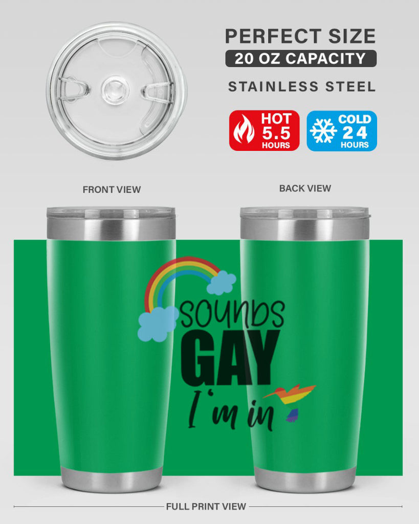 pride sound 45#- lgbt- Tumbler