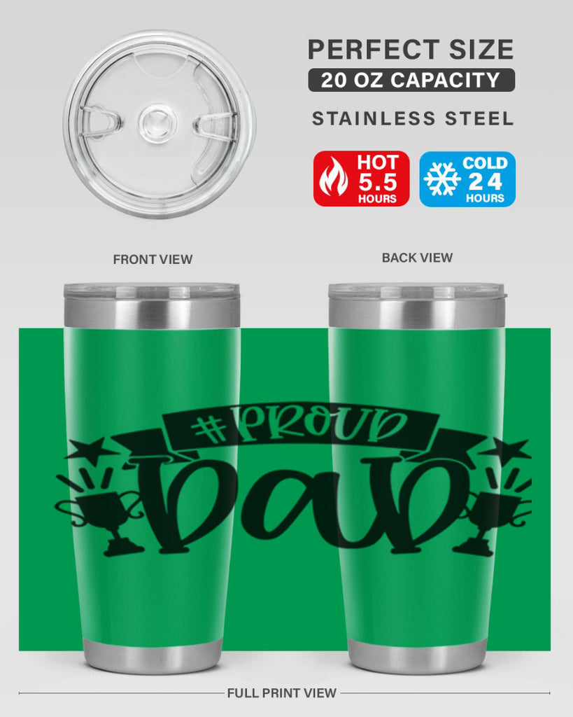 proud dad 75#- fathers day- Tumbler