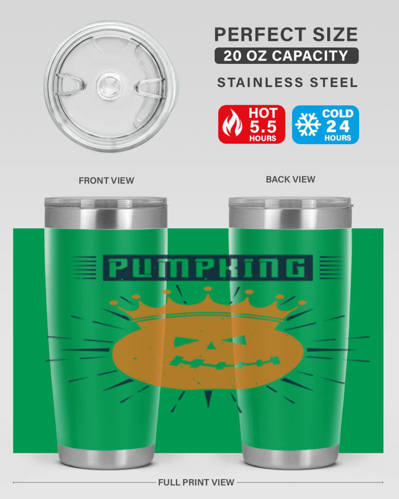 pumpking 135#- halloween- Tumbler