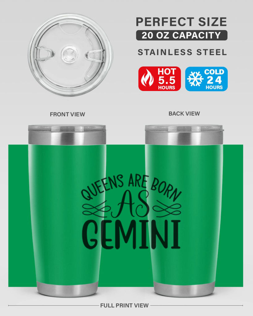 queens are born as gemini 392#- zodiac- Tumbler