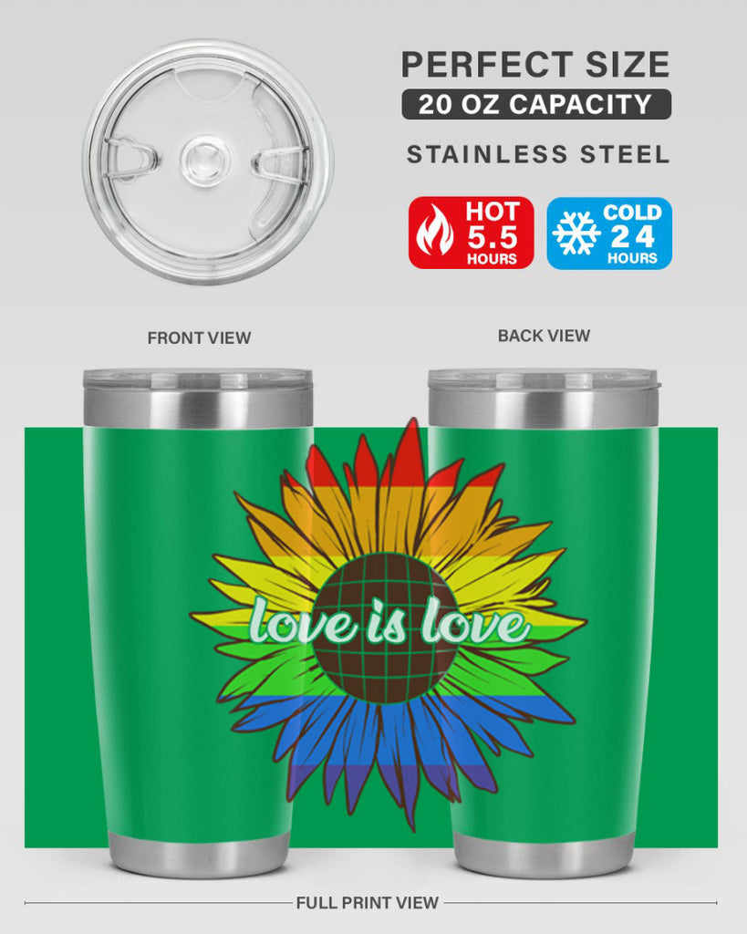 rainbow sunflower love is love 26#- lgbt- Tumbler