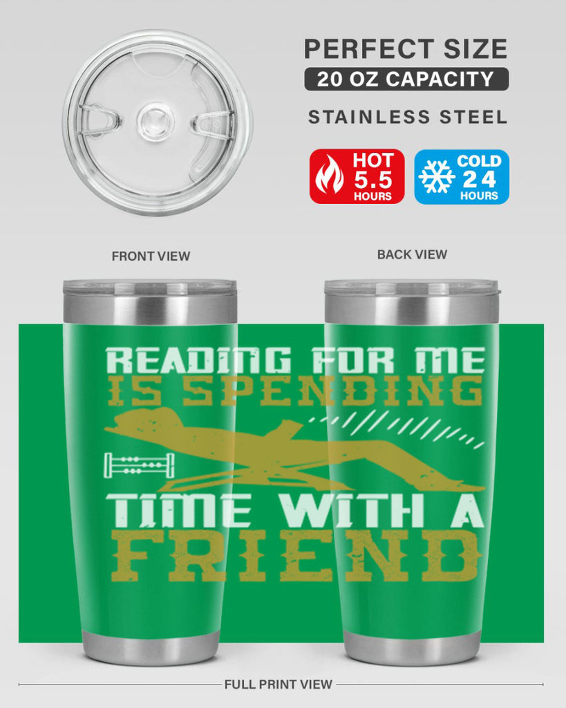 reading for me is spending time with a friend 19#- reading- Tumbler