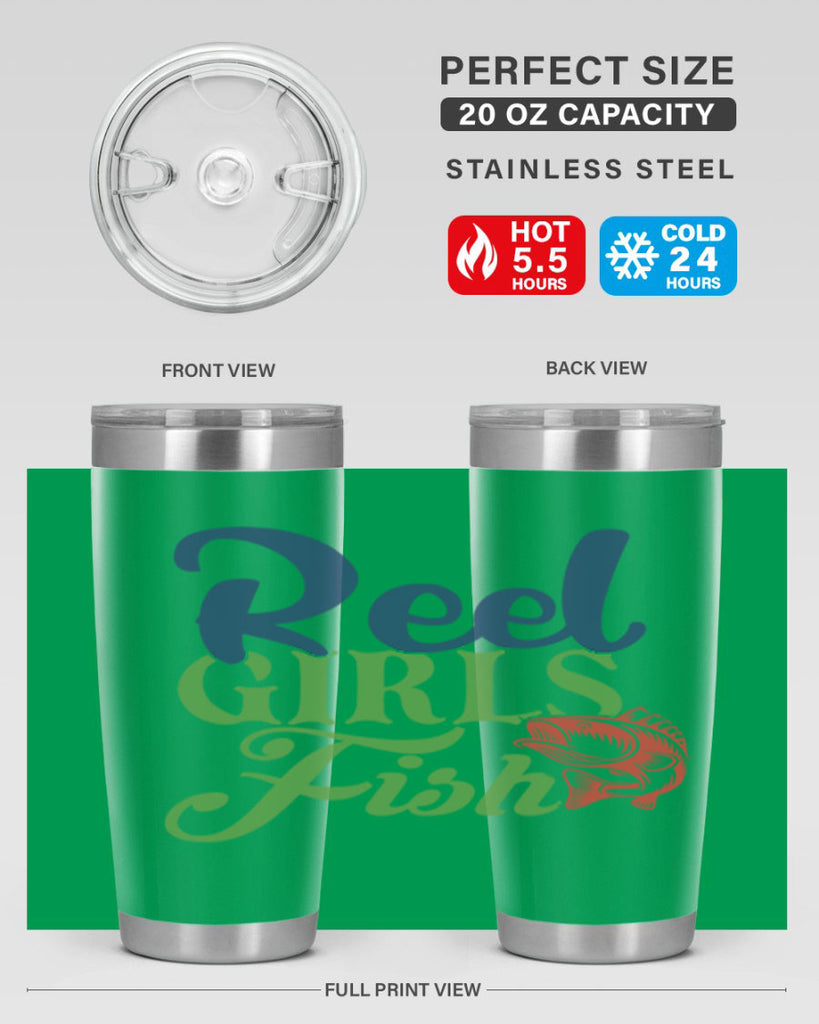 reel girls fish 199#- fishing- Tumbler