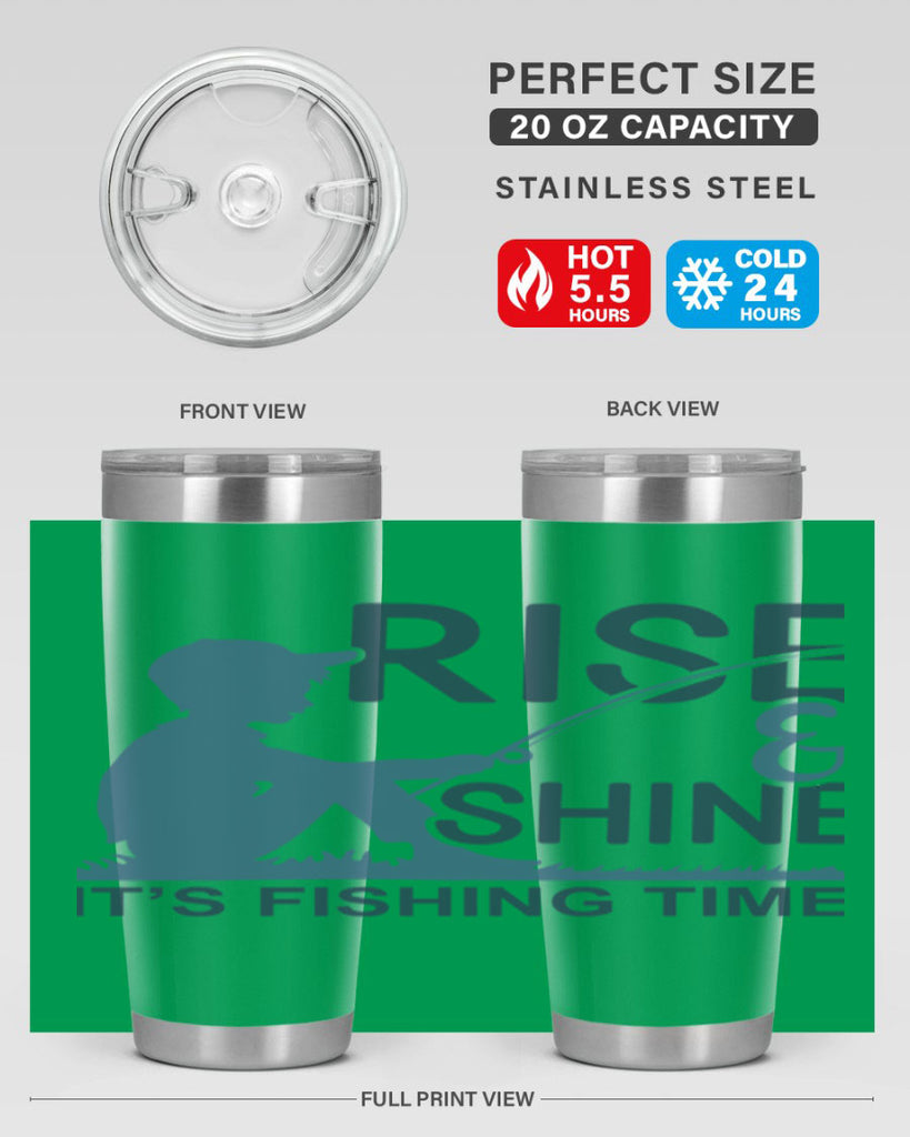 rise shine 41#- fishing- Tumbler