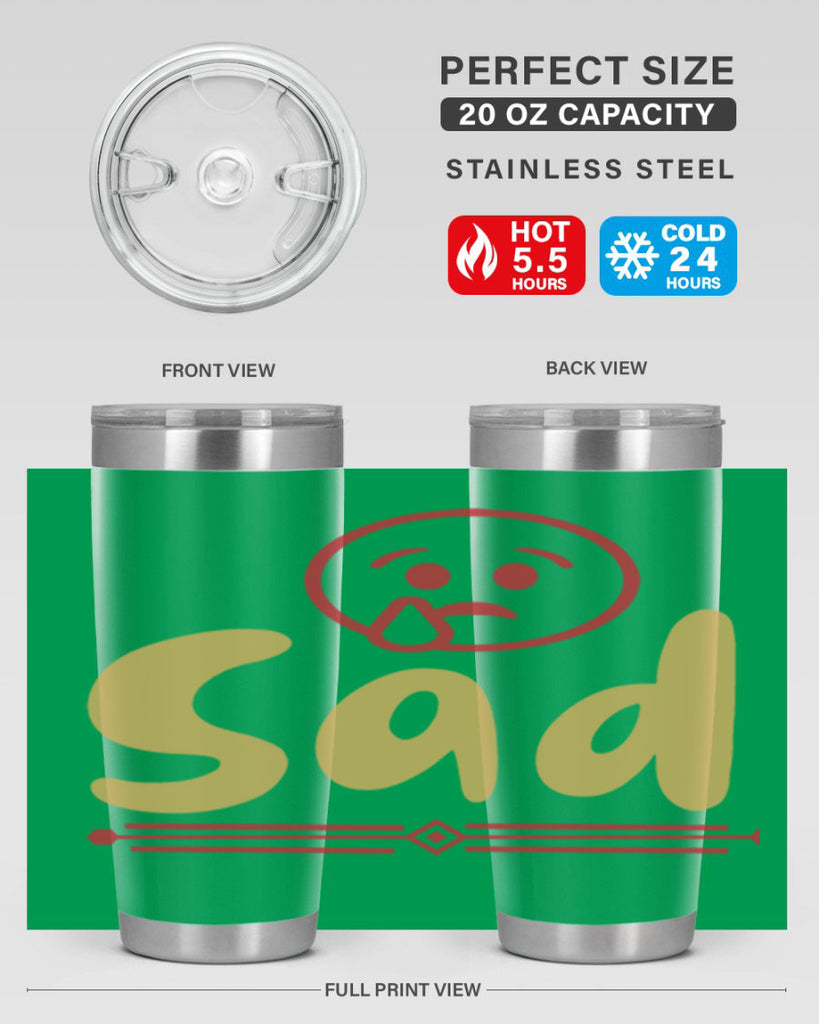 sad 6#- fathers day- Tumbler