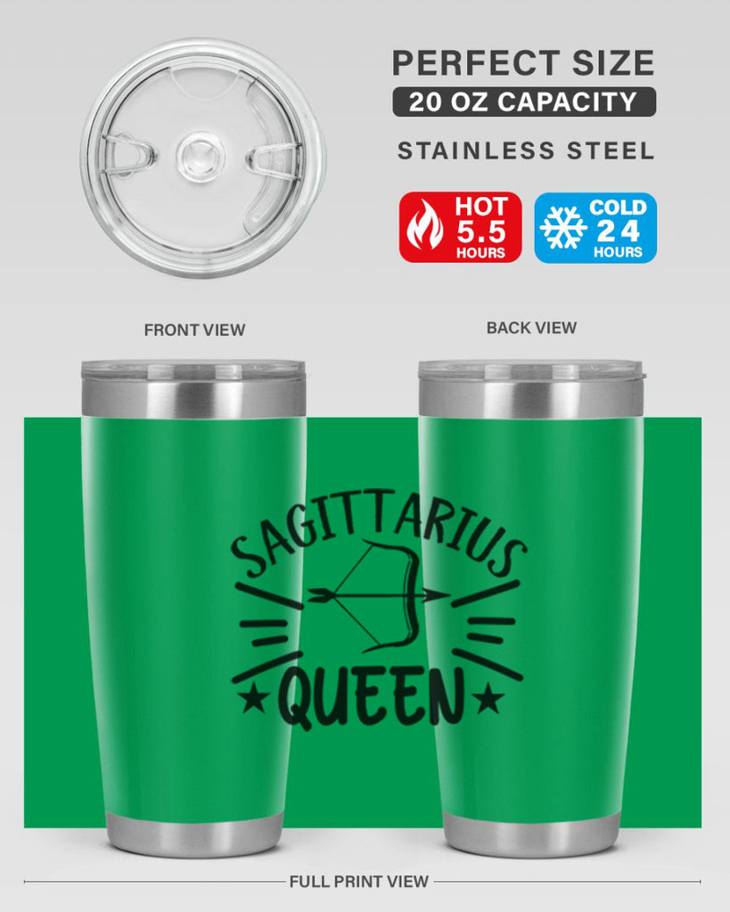 sagittarius queen 411#- zodiac- Tumbler