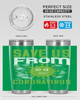 save us from coronavirus Style 25#- corona virus- Cotton Tank