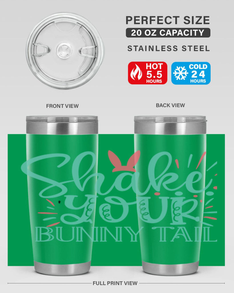 shake your bunny tail 104#- easter- Tumbler