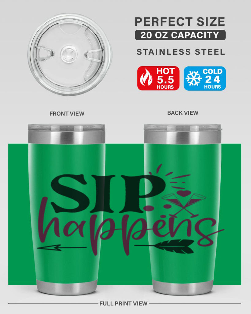 sip happens 164#- wine- Tumbler