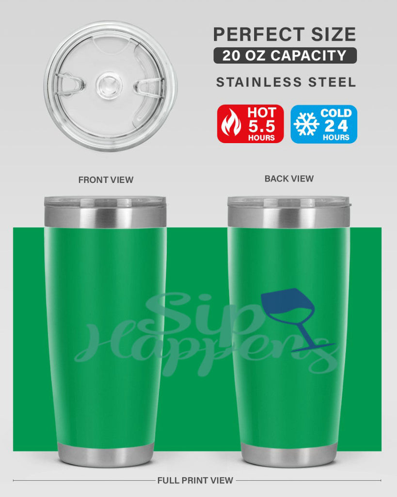 sip happens 166#- wine- Tumbler