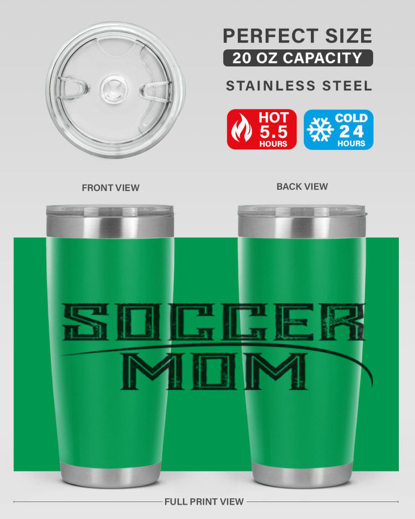 soccer mom 67#- mom- Tumbler