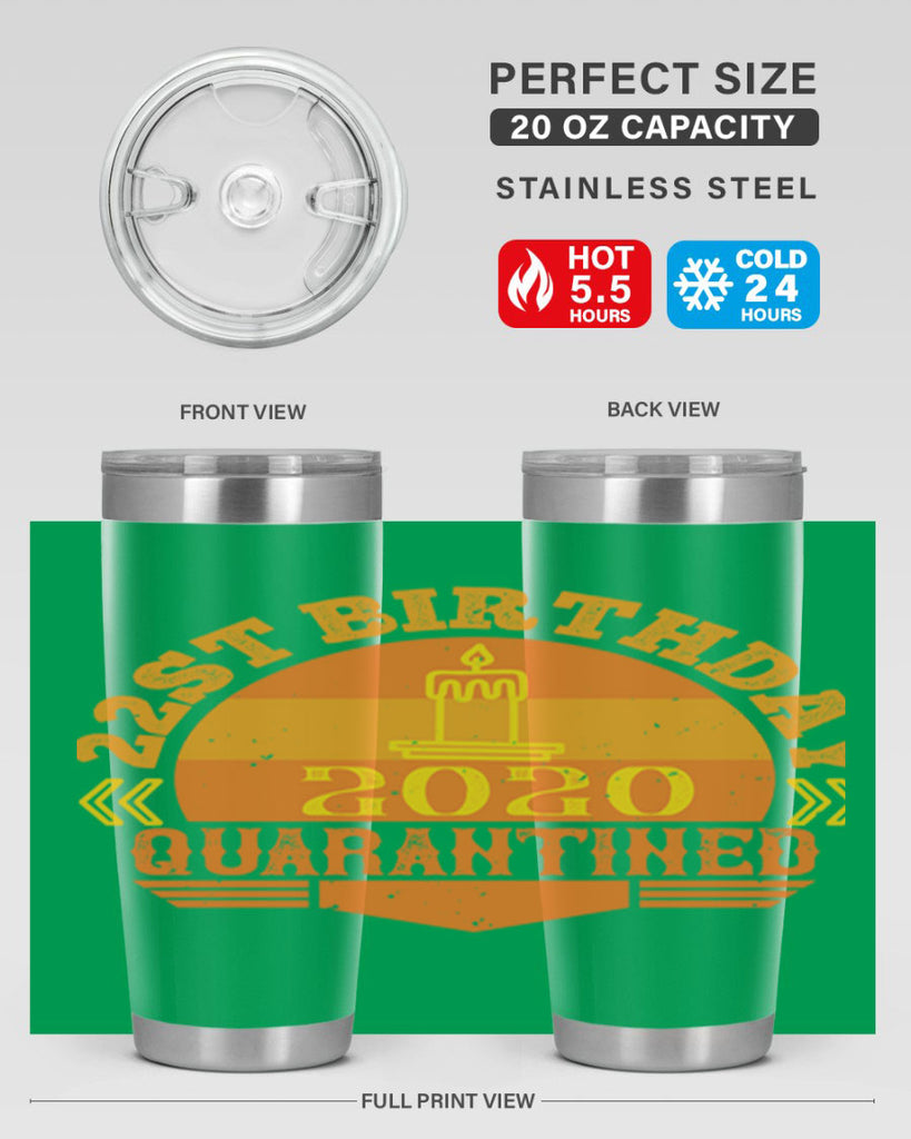 st birthday quarantined 274#- fathers day- Tumbler