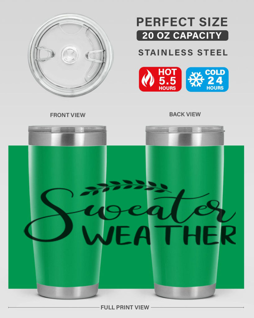 sweater weather 582#- fall- Tumbler
