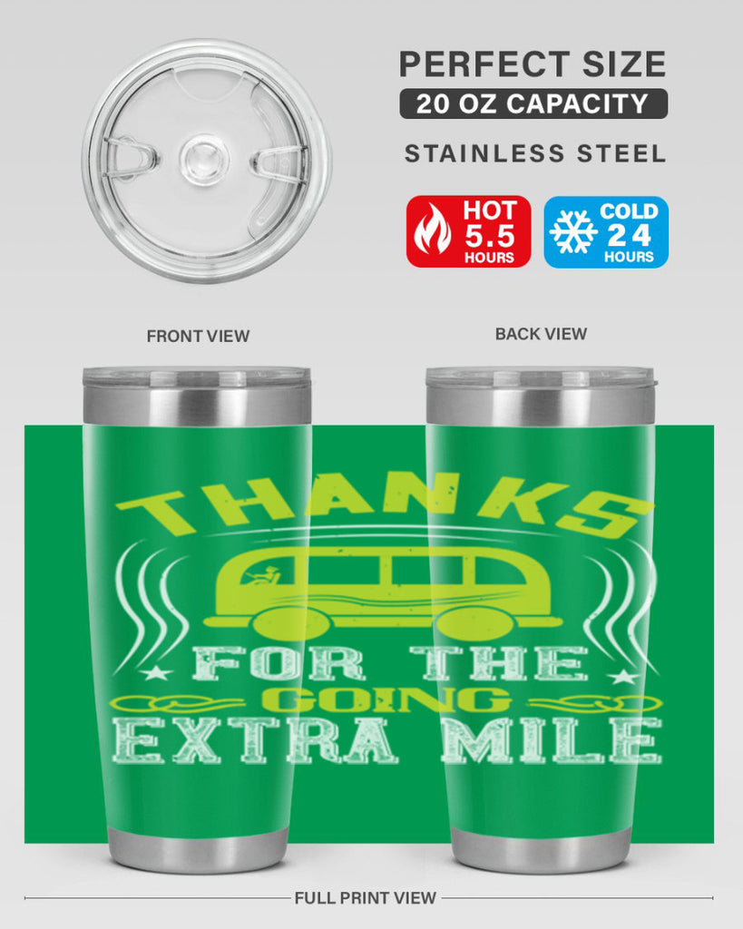 thanks for the going extra mile Style 14#- bus driver- tumbler