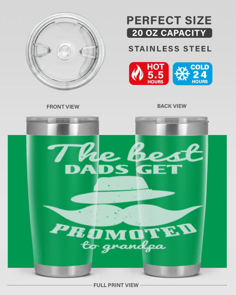 the best dads get promoted 164#- fathers day- Tumbler