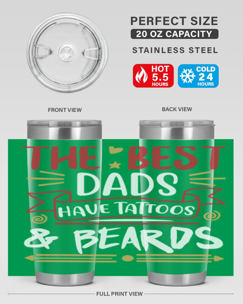 the best dads have tattoos beards 3#- fathers day- Tumbler