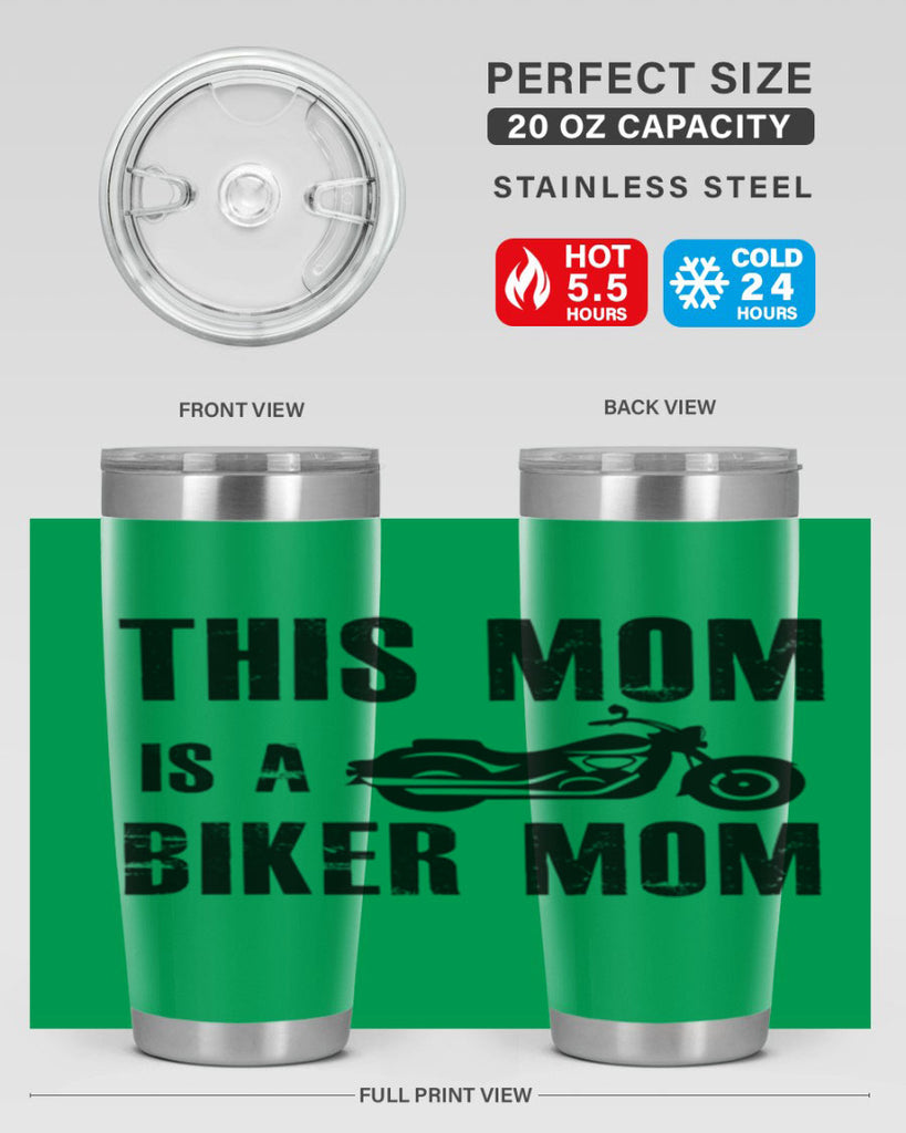 this mom is a biker mom 35#- mom- Tumbler