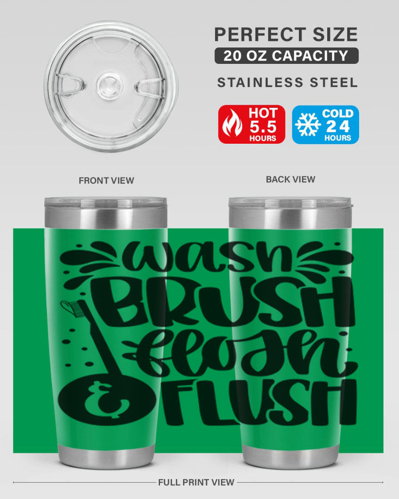 wash brush flosh flush 9#- bathroom- Tumbler