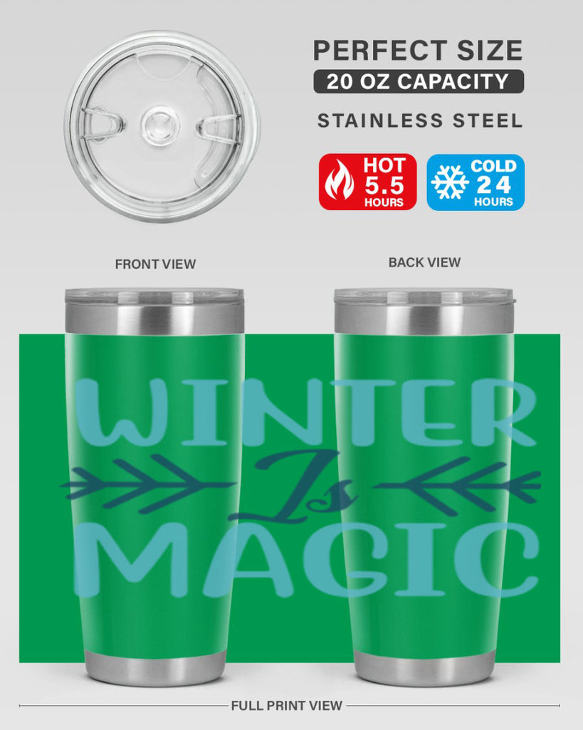 winter is magic 506#- winter- Tumbler