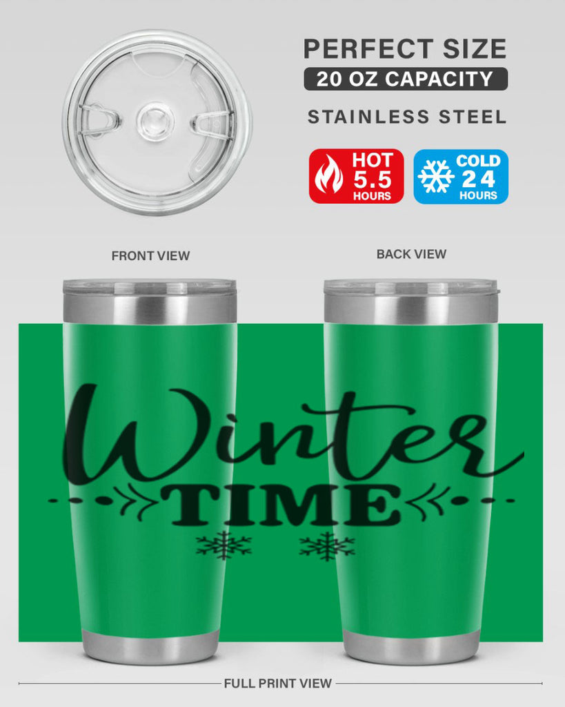 winter time 529#- winter- Tumbler