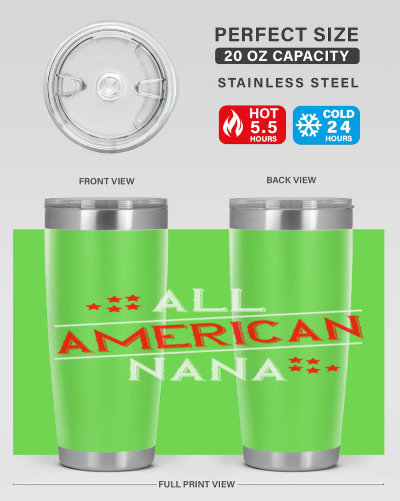 ALL american nana 110#- grandma - nana- Tumbler