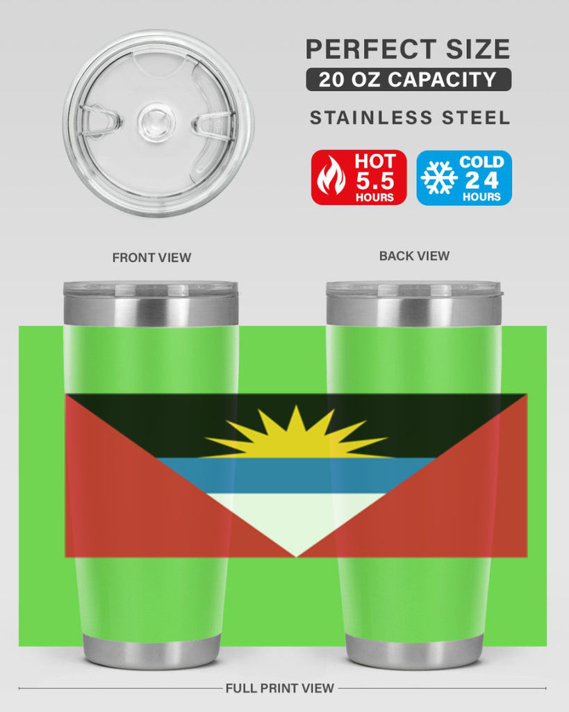 Antigua and Barbuda 192#- world flags- Tumbler