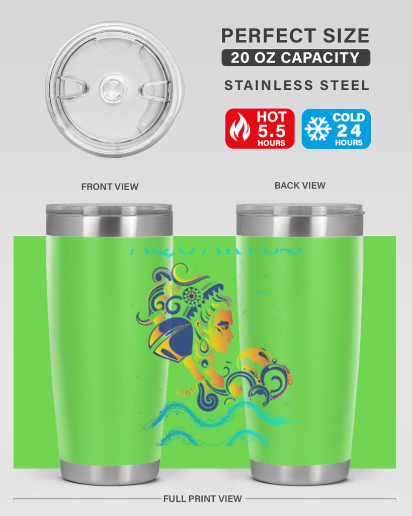 AquariusZodiac 76#- zodiac- Tumbler