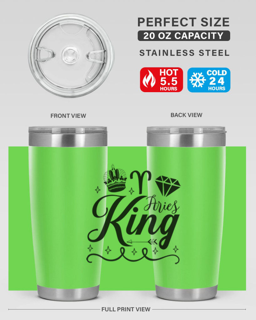 Aries king 111#- zodiac- Tumbler