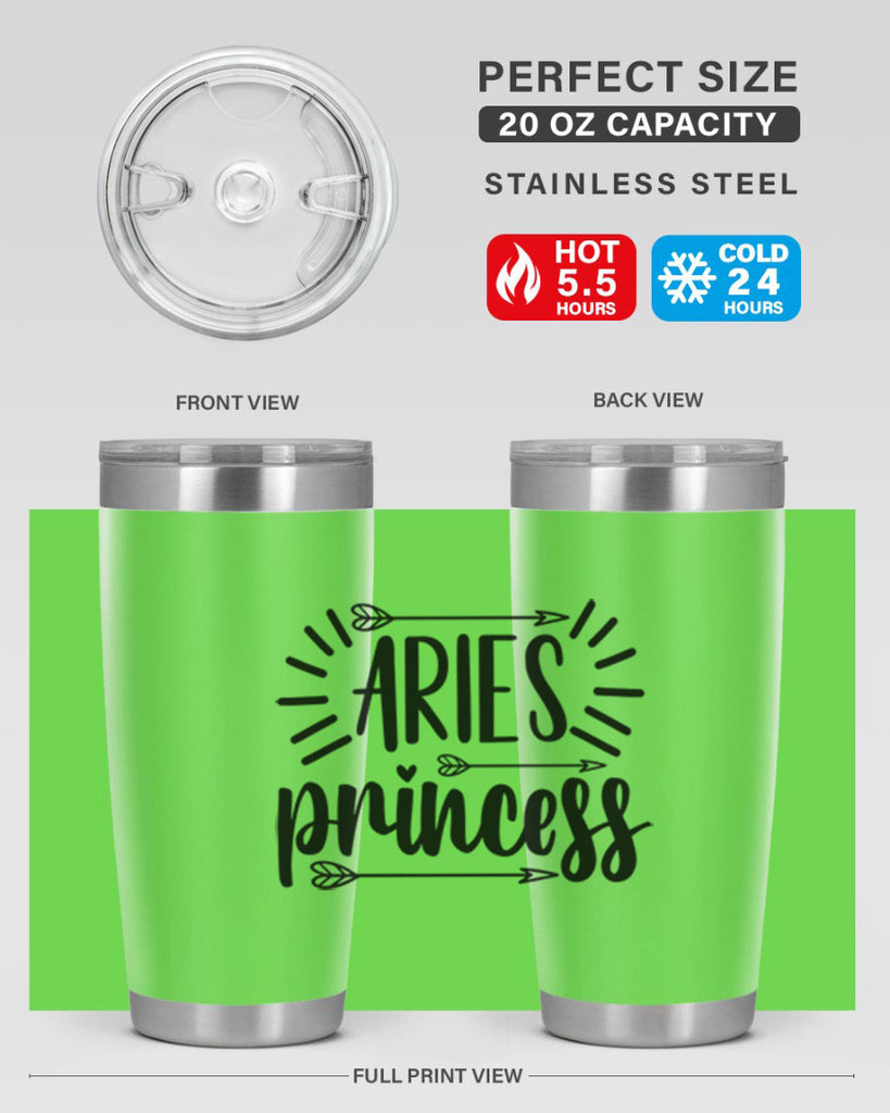 Aries princess 115#- zodiac- Tumbler