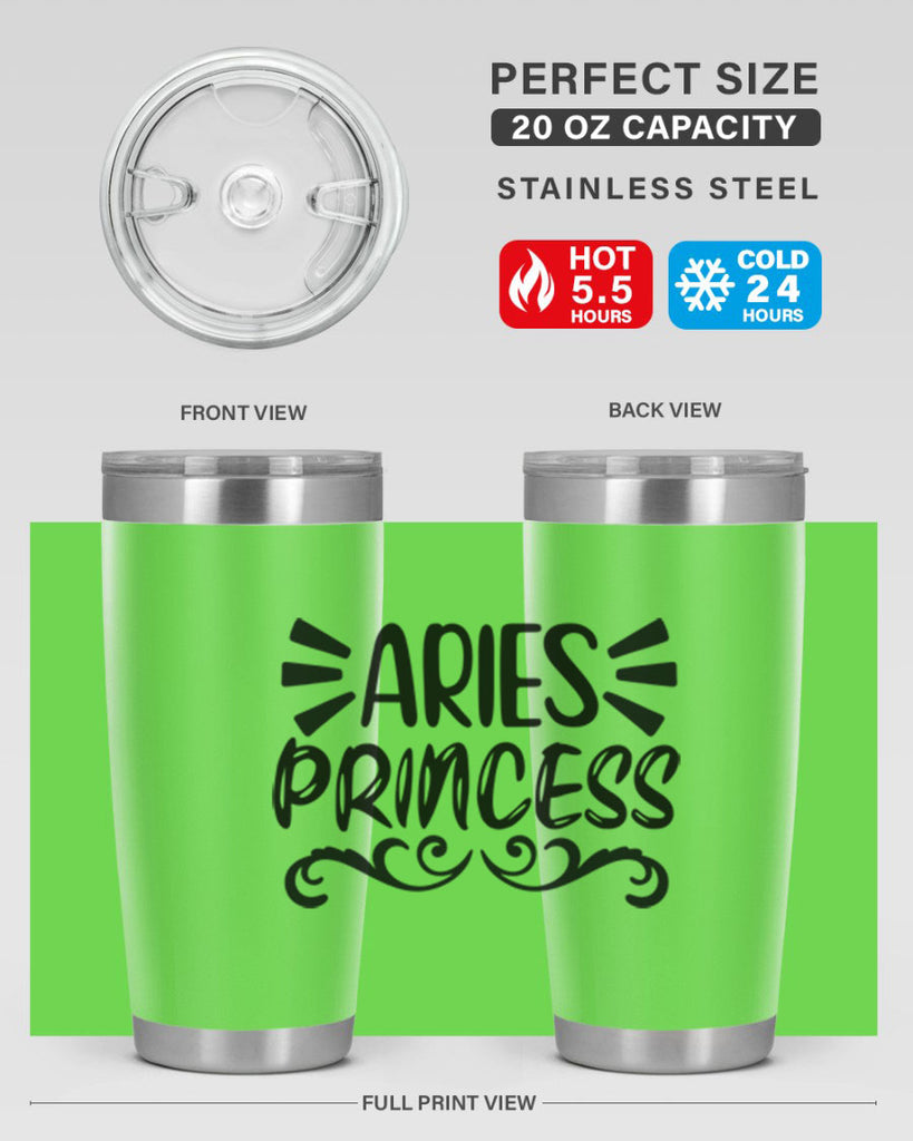 Aries princess 117#- zodiac- Tumbler