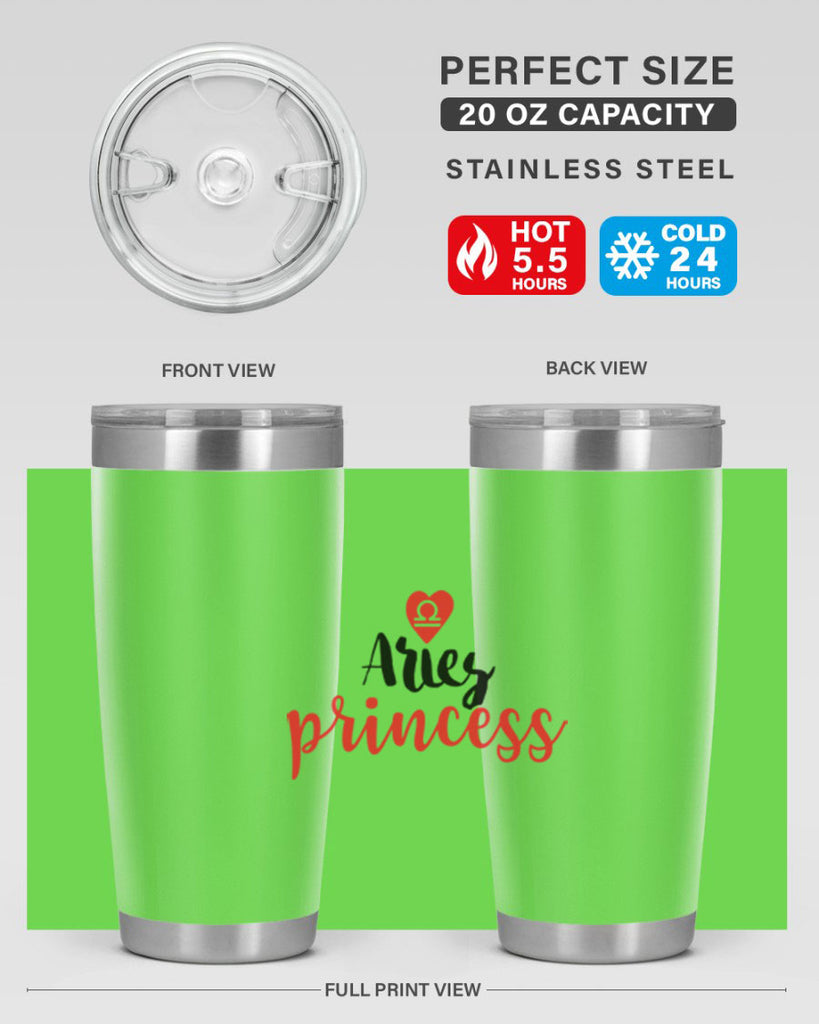 Aries princess 98#- zodiac- Tumbler