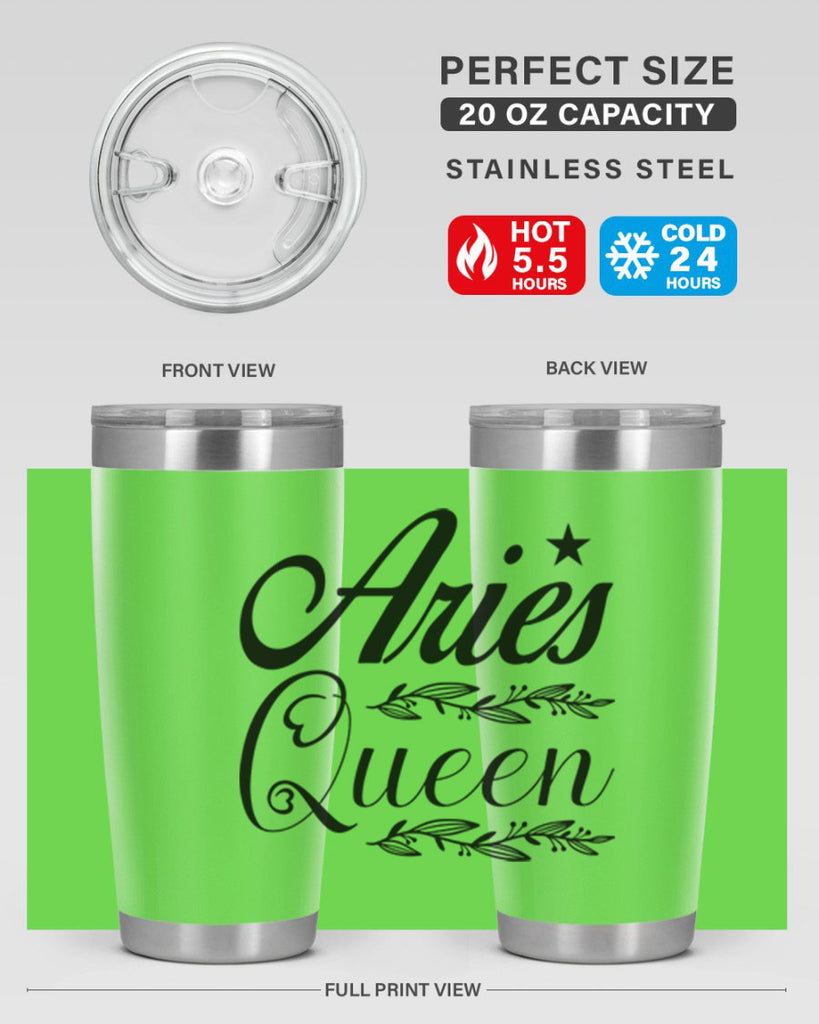 Aries queen 119#- zodiac- Tumbler
